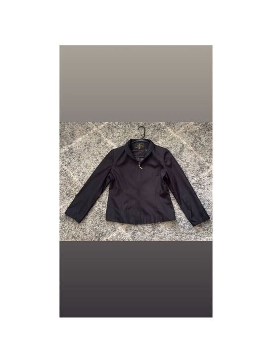 Jackets & Blazers - Vtg Fendi fancy black lightweight jacket